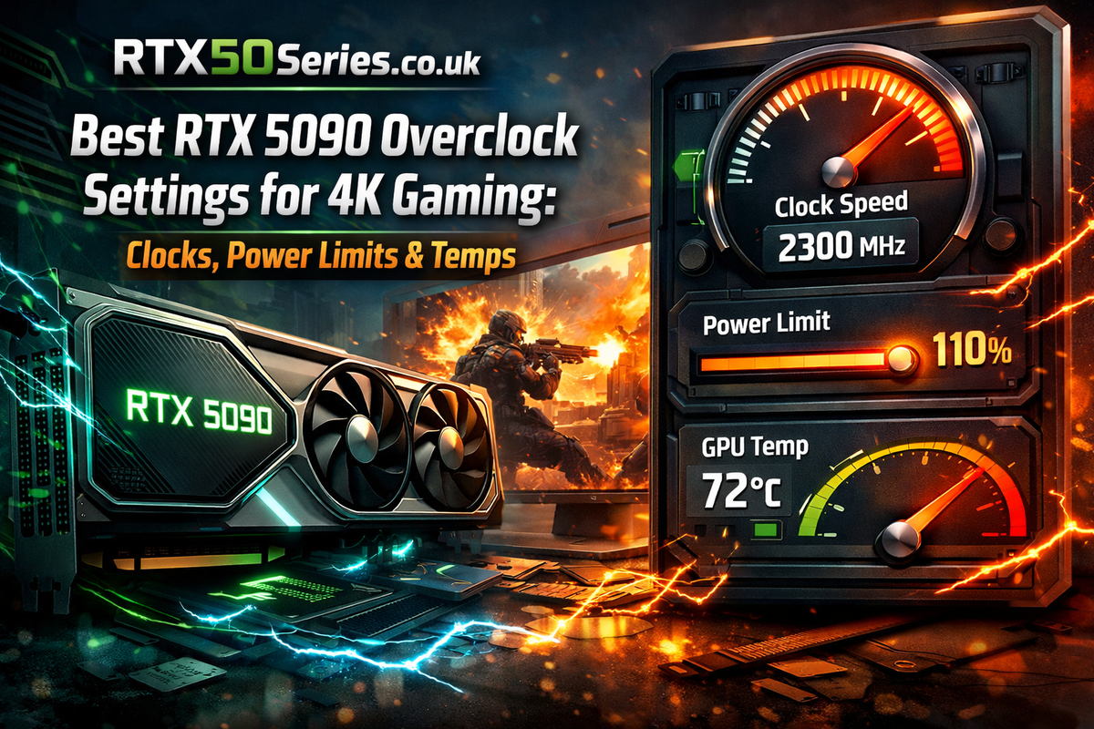 Best RTX 5090 Overclock Settings for 4K Gaming: Clocks, Power Limits & Temps