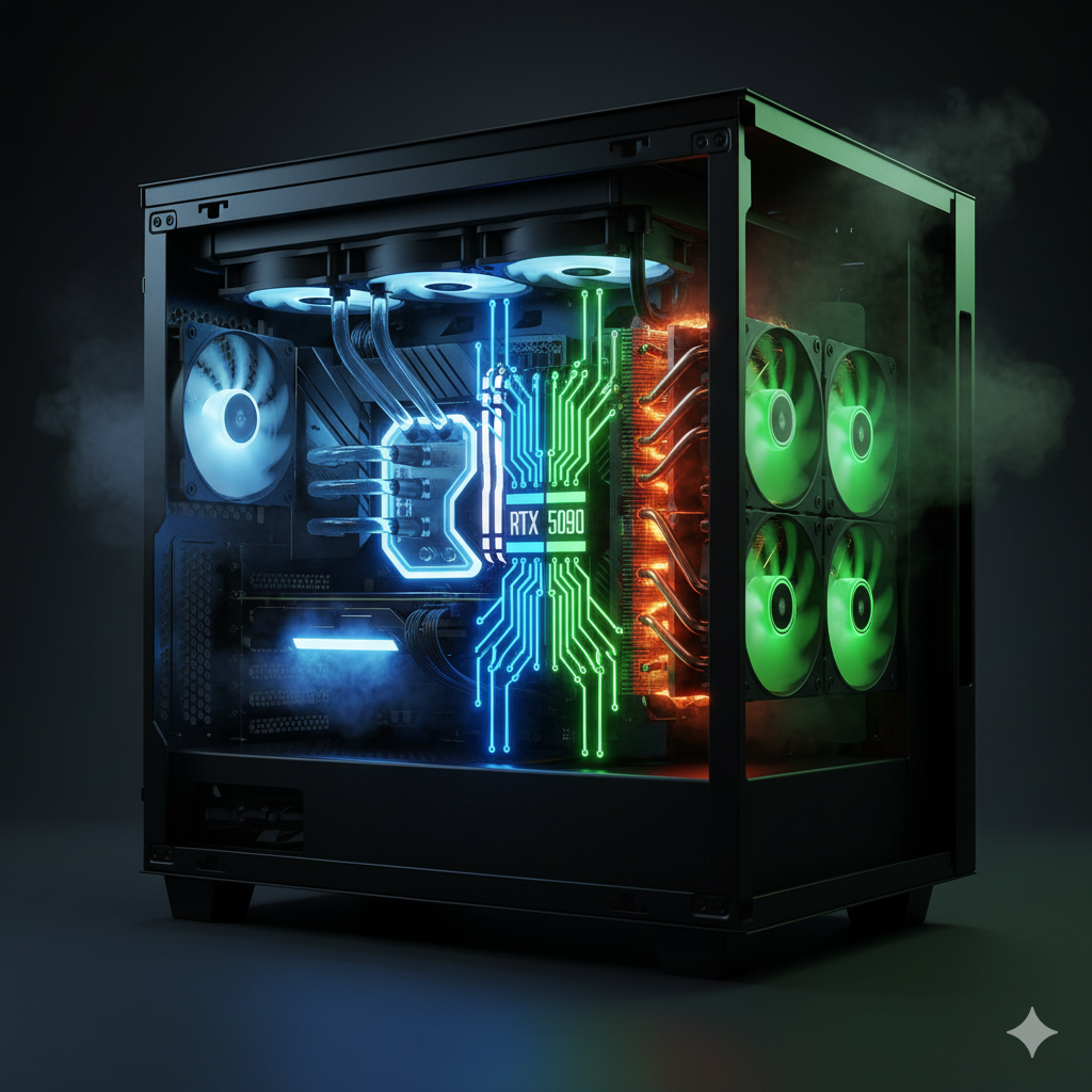 Liquid Cooling vs Air Cooling for RTX 5090 – Which Is Better?