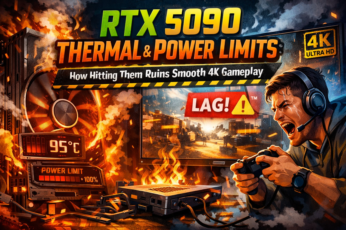 RTX 5090 Thermal & Power Limits: How Hitting Them Ruins Smooth 4K Gameplay