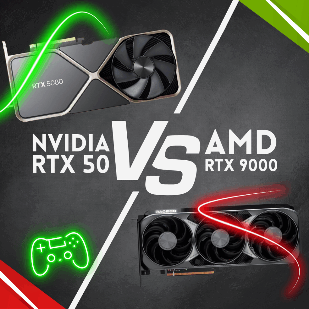 50 Series vs AMD RX 9000 Series