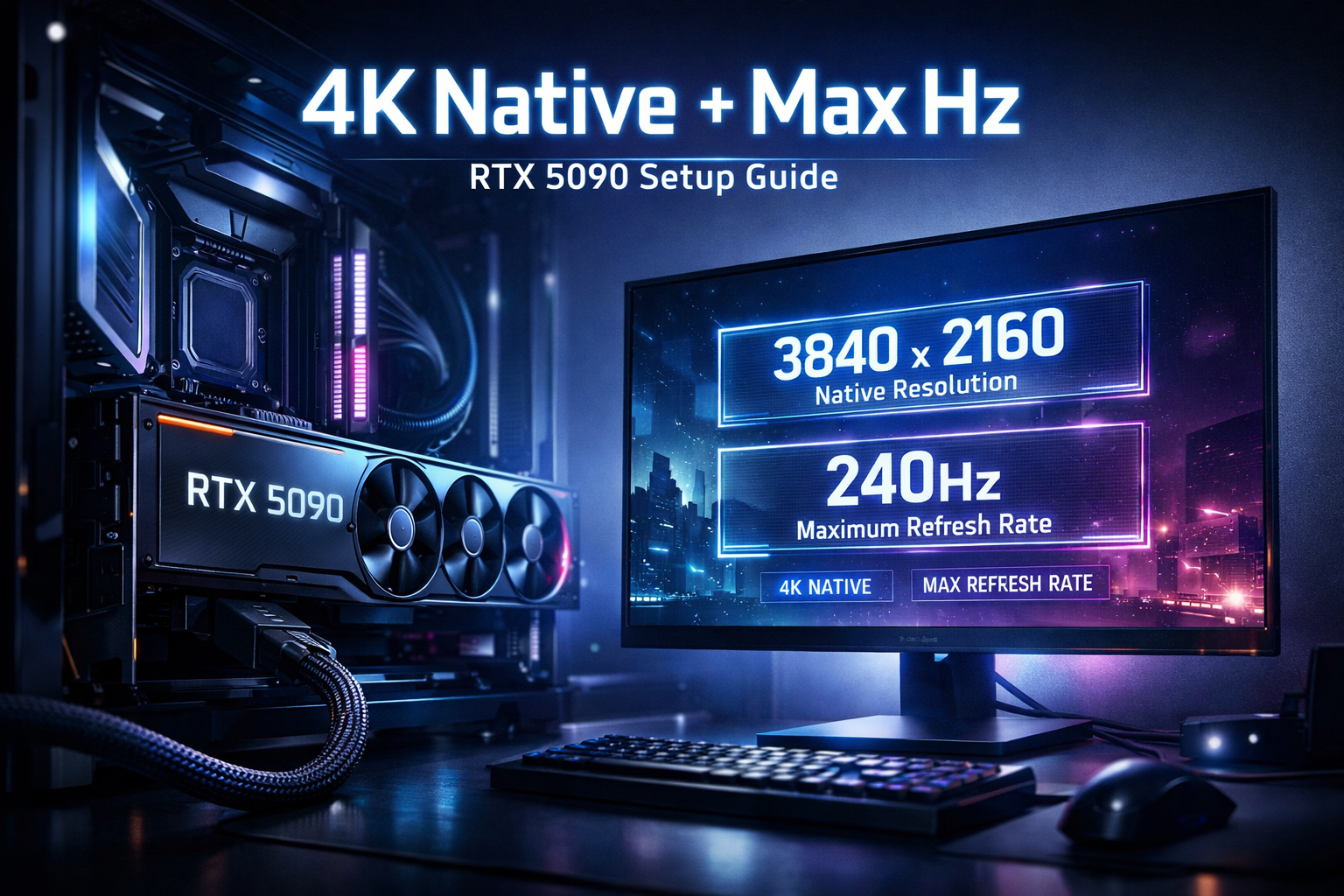 Refresh Rate with an RTX 5090