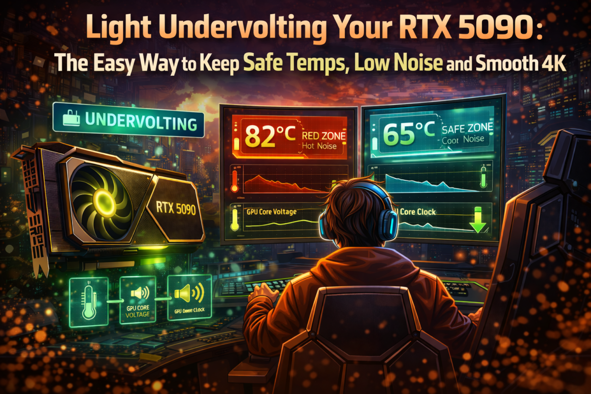 Light Undervolting Your RTX 5090 The Easy Way to Keep Safe Temps, Low Noise and Smooth 4K