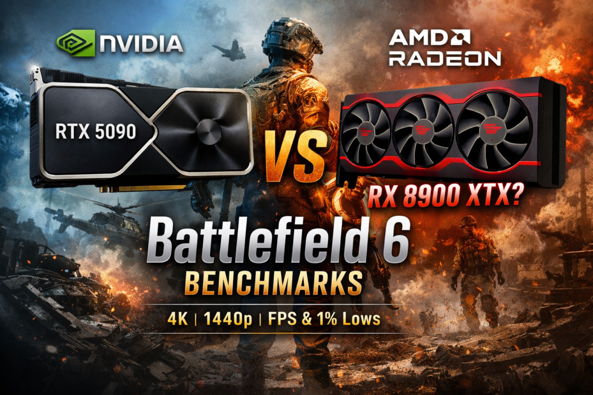 RTX 5090 vs RX 8900 XTX Performance in Battlefield 6