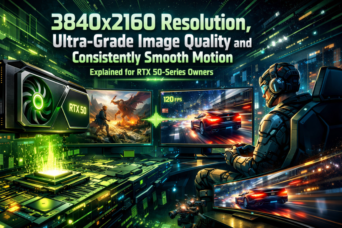 What 3840×2160 Actually Means for Your RTX 5090