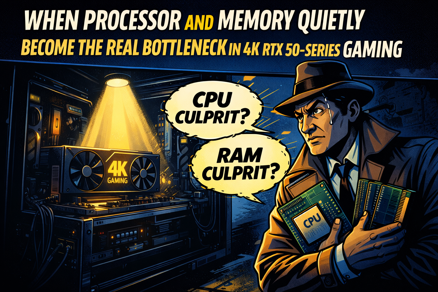 When Processor and Memory Quietly Become the Real Bottleneck in 4K RTX 50-Series Gaming