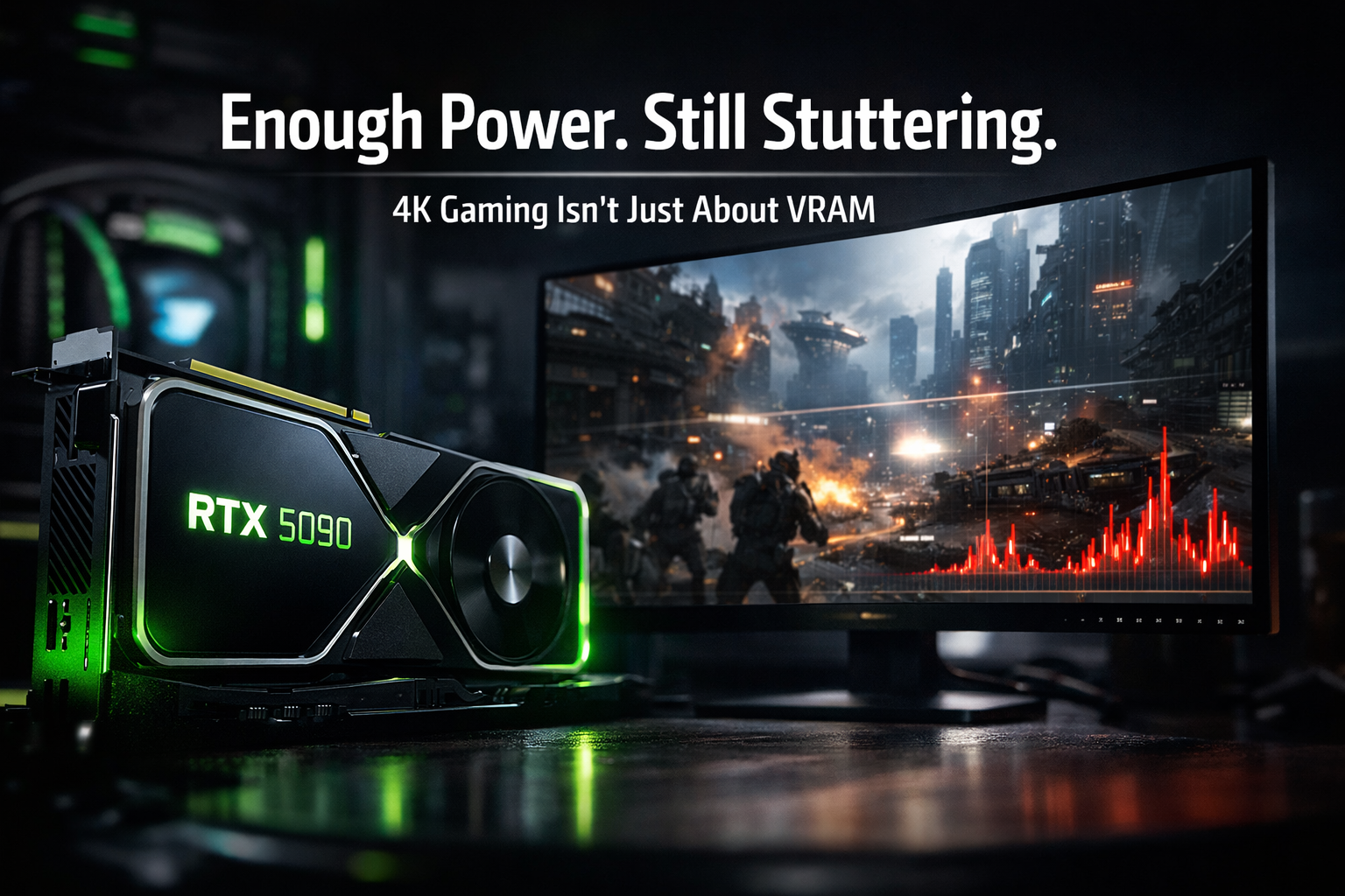 Why the RTX 5090 Has Enough VRAM and Raw Horsepower at 4K (and Why You Can Still Stutter)