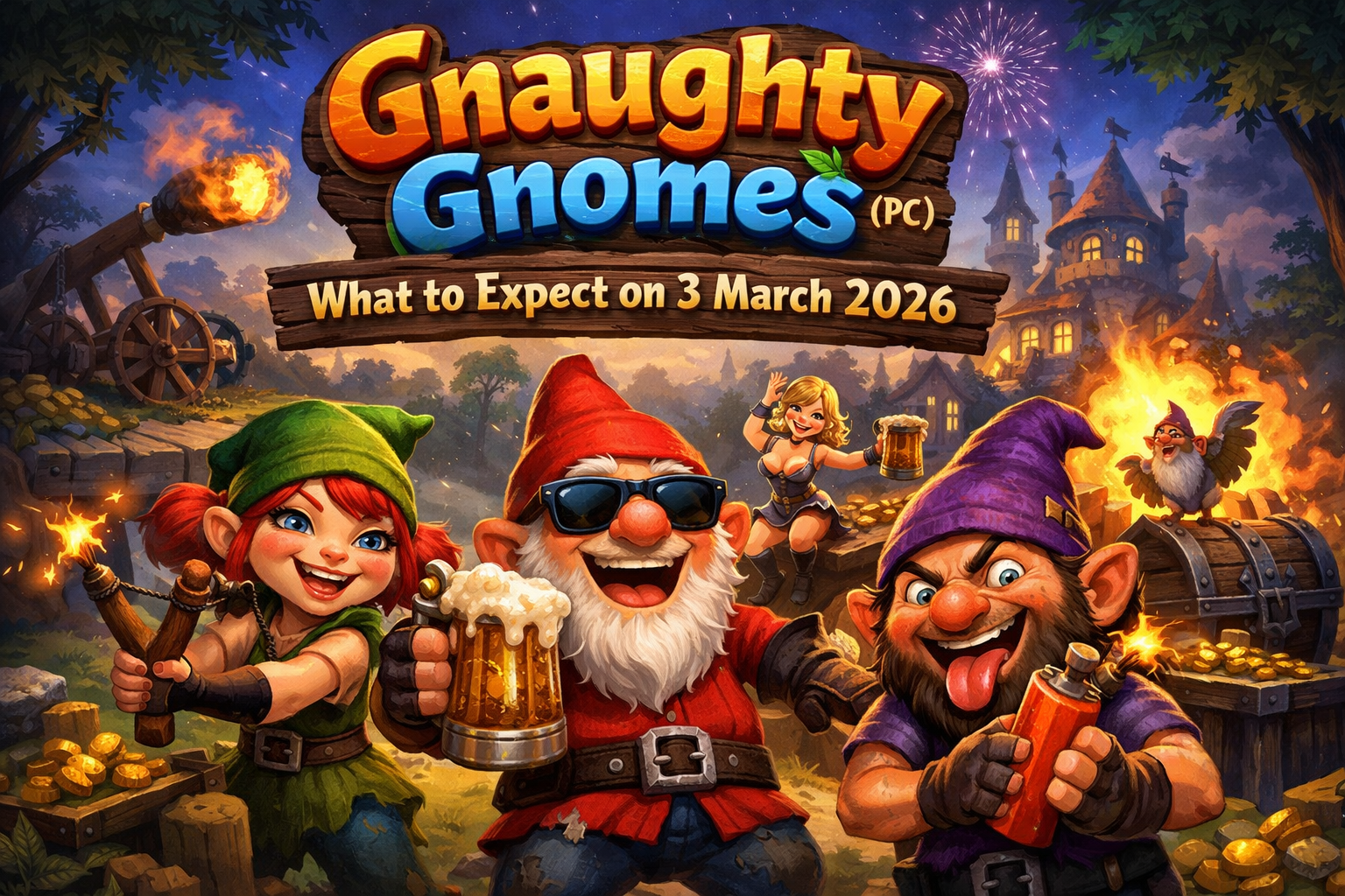 Gnaughty Gnomes (PC GAME)