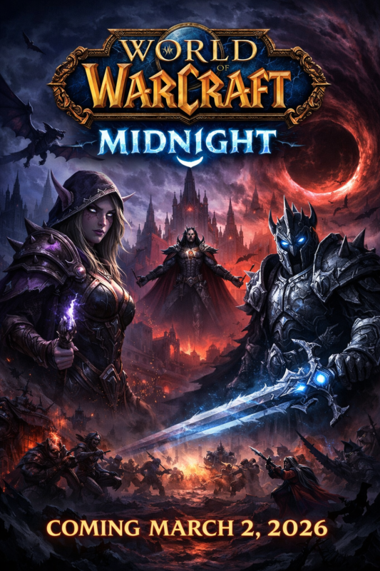 World of Warcraft Midnight (PC Game) Release