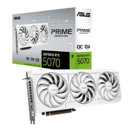 ASUS Geforce RTX 5070 Prime 12GB OC GDDR7 Graphics Card - White90YV0M19-M0NA00
