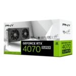 PNY NVIDIA GeForce RTX 4070 SUPER 12GB VERTO OC Dual Fan Ada Lovelace Graphics Card (VCG4070S12DFXPB1-O)VCG4070S12DFXPB1-O