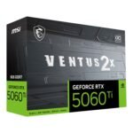 MSI GeForce RTX 5060 Ti VENTUS 2X 8G OC PLUS Graphics Card GEFORCE RTX 5060 TI 8G VENTUS 2X OC PLUS
