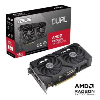 ASUS Dual Radeon RX 7600 XT OC Edition 16GB GDDR6 Graphics Card 90YV0K21-M0NA00 - 2