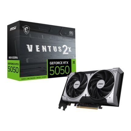 MSI GeForce RTX 5050 VENTUS 2X 8GB OC Graphics Card GeForce RTX 5050 8G VENTUS 2X OC