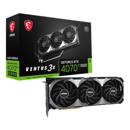 MSI VENTUS GeForce RTX 4070 Ti SUPER 16G 3X OC 16GB Graphics Card RTX 4070 TI SUPER 16G VENTUS 3X OC