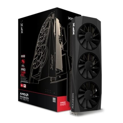 XFX AMD Radeon RX 9070 QuickSilver 16GB OC Graphics Card RX-97QICKBB9