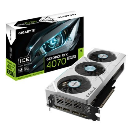 GIGABYTE GeForce RTX 4070 SUPER EAGLE OC ICE 12GB Ada Lovelace Graphics Card GV-N407SEAGLEOC ICE-12GD