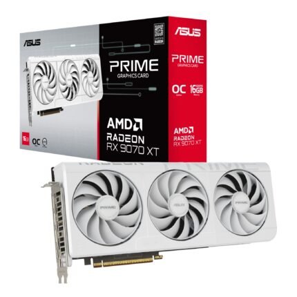Asus Radeon RX 9070 XT Prime 16GB OC Graphics Card - White90YV0L75-M0NA00