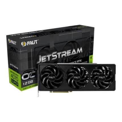 Palit GeForce RTX 4070 SUPER JetStream OC 12GB GDDR6X Ada Lovelace Graphics Card NED407ST19K9-1043J