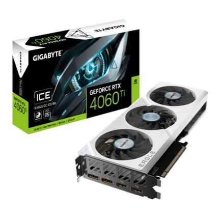 GIGABYTE GeForce RTX 4060 Ti EAGLE OC ICE 8G Ada Lovelace Graphics Card GV-N406TEAGLEOC ICE-8GD