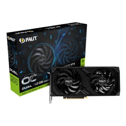 Palit GeForce RTX 4070 DUAL OC 12GB GDDR6 Ada Lovelace Graphics Card NE64070S19K9-1048D