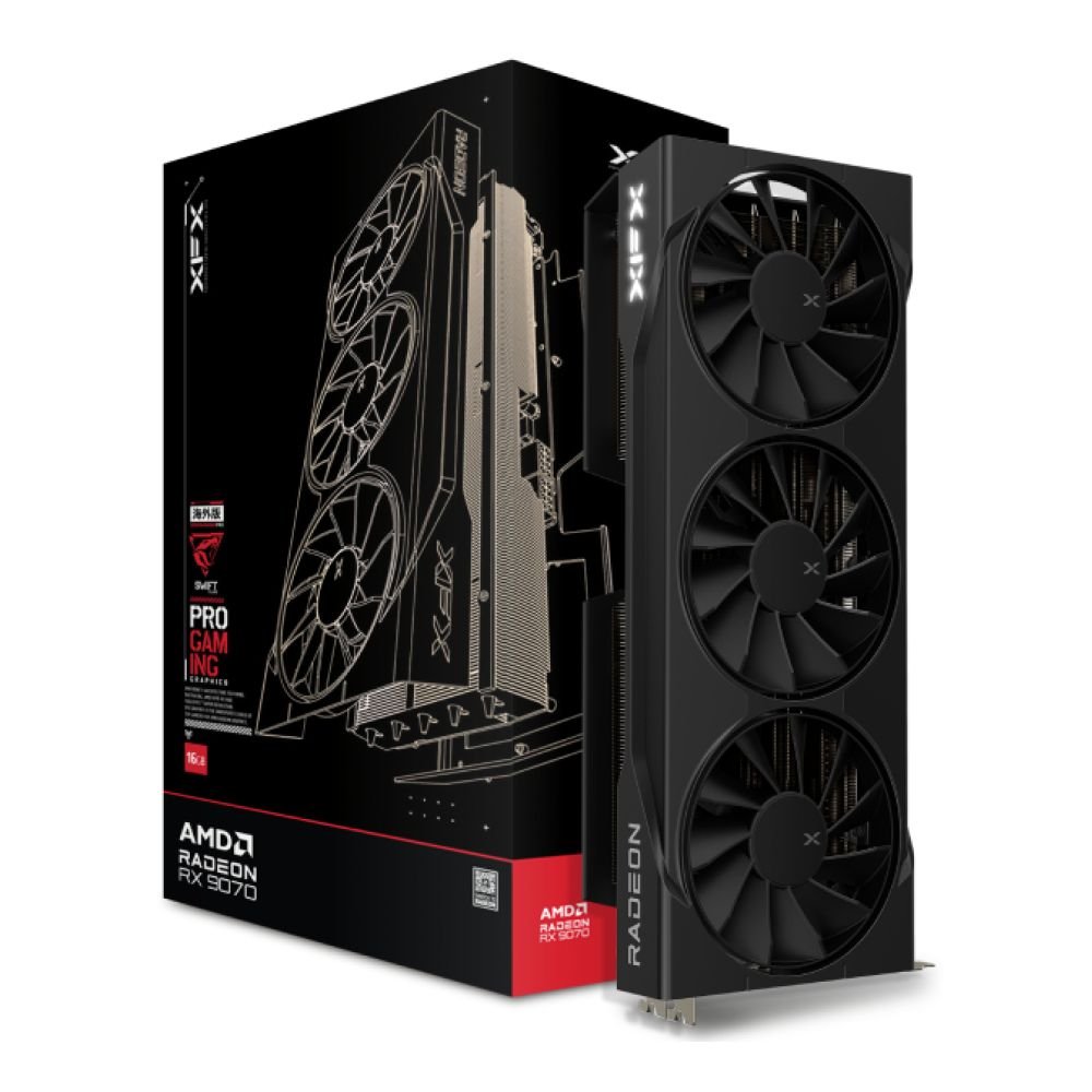 XFX AMD Radeon RX 9070 Swift Dual 16GB OC Graphics Card RX-97SWFB3BA XFX AMD Radeon RX 9070 Swift Dual 16GB OC Graphics Card RX-97SWFB3BA