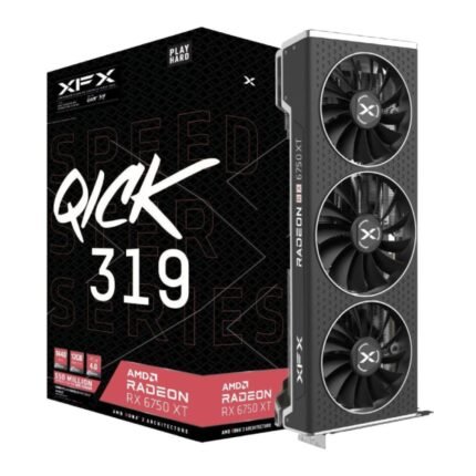 XFX Speedster QICK 319 Radeon RX 6750 XT 12GB Graphics Card RX-675XYJFDP