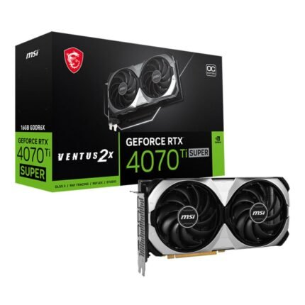 MSI GeForce RTX 4070 TI SUPER VENTUS 2X OC 16GB Ada Lovelace Graphics Card RTX 4070 TI SUPER 16G VENTUS 2X OC