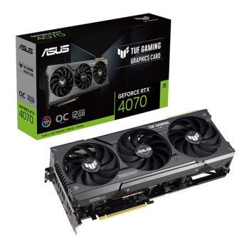 ASUS GeForce RTX 4070 TUF Gaming OC 12GB Ada Lovelace Graphics Card 90YV0IZ0-M0NA00 - 2
