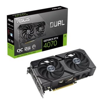 ASUS GeForce RTX 4070 DUAL EVO OC 12GB Ada Lovelace Graphics Card 90YV0J15-M0NA00 - 2