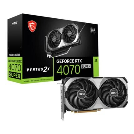 MSI GeForce RTX 4070 SUPER VENTUS 2X OC 12GB Ada Lovelace Graphics Card RTX 4070 SUPER 12G VENTUS 2X OC