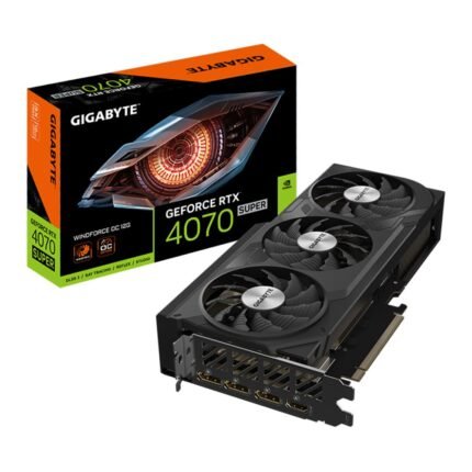 GIGABYTE GeForce RTX 4070 SUPER WINDFORCE OC 12GB Ada Lovelace Graphics Card GV-N407SWF3OC-12GD