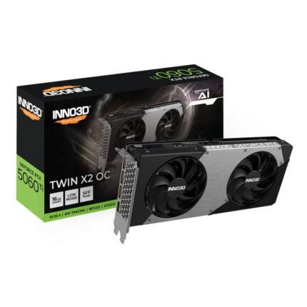Inno3D Geforce RTX 5060Ti TWIN X2 16GB OC Graphics Card N506T2-16D7X-191073N