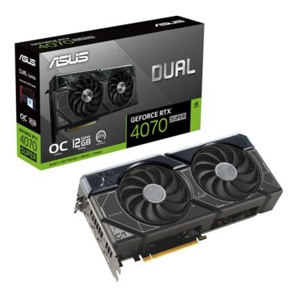 ASUS GeForce RTX 4070 SUPER DUAL OC 12GB GDDR6X Ada Lovelace Graphics Card 90YV0K82-M0NA00