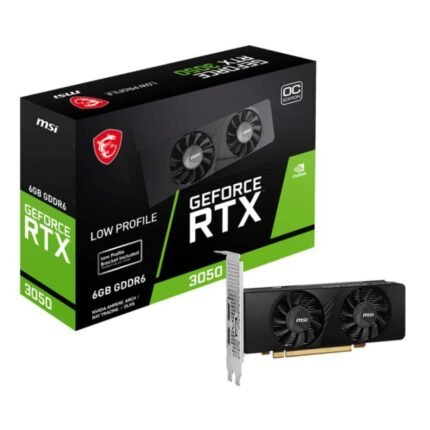 MSI GeForce RTX 3050 LOW PROFILE OC 6GB Graphics Card RTX 3050 LP 6G OC