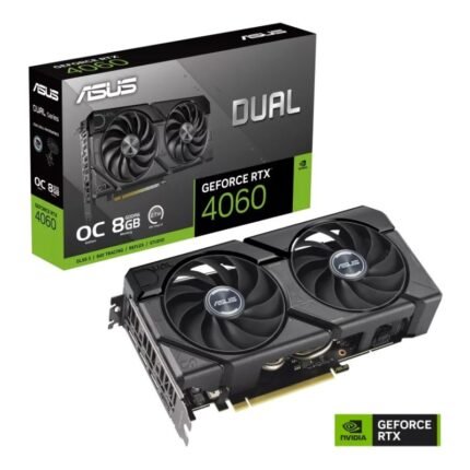 ASUS Dual GeForce RTX 4060 8GB GDDR6 Graphics Card 90YV0JC7-M0NA00