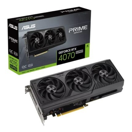 ASUS PRIME-RTX4070S-O12G 12GB NVIDIA GeForce RTX 4070 SUPER OC Edition Graphics Card 90YV0KC6-M0NA00