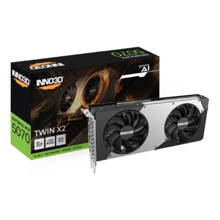 Inno3D GeForce RTX 5070 TWIN X2 12GB Graphics Card N50702-12D7-195064N