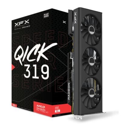 XFX AMD Radeon RX 7700 XT Speedster QICK319 12GB Graphics Card RX-77TQICKB9