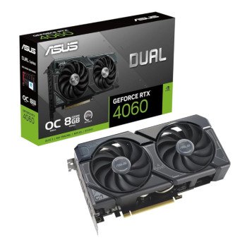 ASUS Dual GeForce RTX 4060 8GB GDDR6 Graphics Card 90YV0JC7-M0NA00 - 2