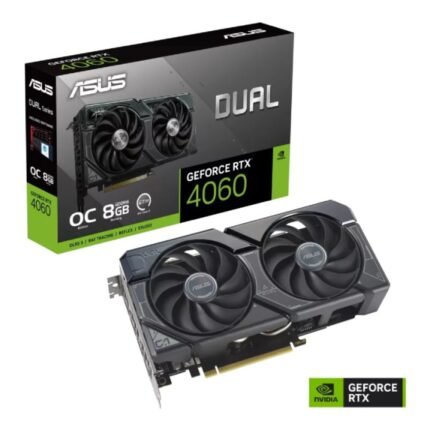 ASUS GeForce RTX 4060 DUAL OC 8GB Ada Lovelace Graphics Card 90YV0JC0-M0NA00
