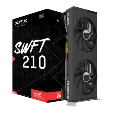 XFX Speedster SWFT 210 Radeon RX 7600 XT 16GB GDDR6 Graphics Card RX-76TSWFTFP