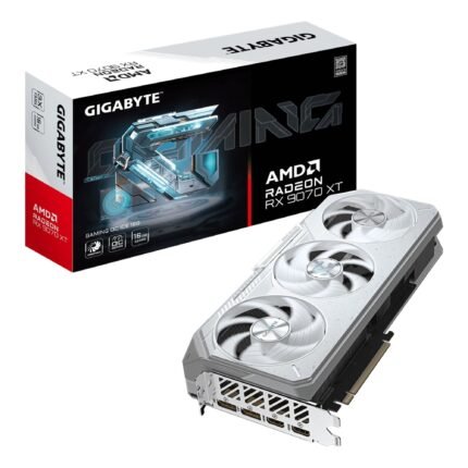 GIGABYTE Radeon RX 9070 XT GAMING OC ICE 16GB GDDR6 Graphics Card - WhiteGV-R907XGAMINGOCICE-16GD