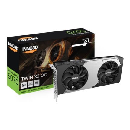 Inno3D Geforce RTX 5070 TWIN X2 12GB OC Graphics Card N50702-12D7X-195064N