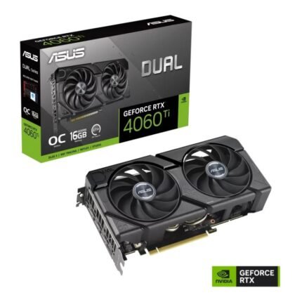ASUS Dual GeForce RTX 4060 Ti EVO 16GB GDDR6 OC Edition Graphics Card - (DUAL-RTX4060TI-O16G-EVO)90YV0JH8-M0NA00