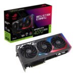ASUS ROG NVIDIA GeForce RTX 4070 SUPER 12GB GDDR6X Ada Lovelace Graphics Card 90YV0KD1-M0NA00 - 2