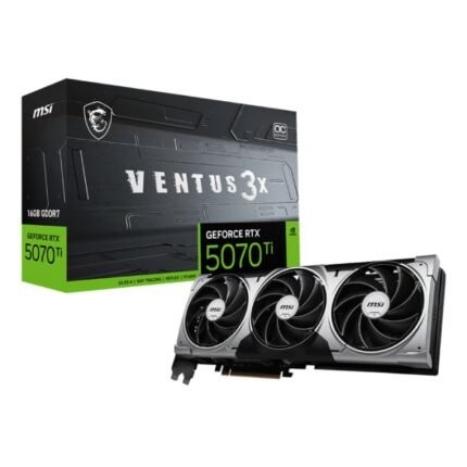 MSI Geforce RTX 5070 TI VENTUS 3X 16GB OC Graphics Card RTX 5070 TI 16G VENTUS 3X OC