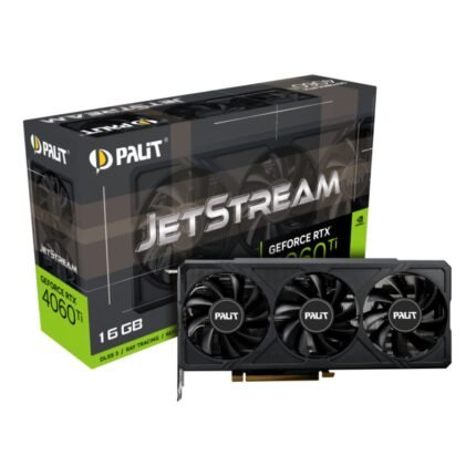 Palit GeForce RTX 4060 Ti JetStream 16GB GDDR6 Ada Lovelace Graphics Card NE6406T019T1-1061J
