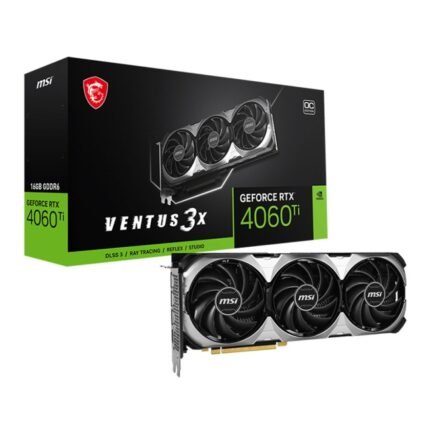 MSI GeForce RTX 4060 TI VENTUS 3X 16G OC Graphics Card RTX 4060 TI VENTUS 3X 16G OC