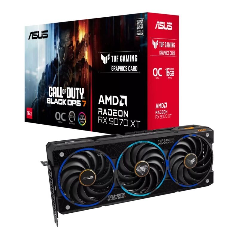 ASUS Radeon RX 9070 XT TUF Gaming 16GB OC Graphics Card - Call of Duty Black Ops 7 Special Edition90YV0L76-M0NM00