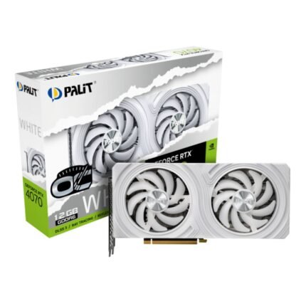 Palit GeForce RTX 4070 White OC 12GB GDDR6 Ada Lovelace Graphics Card NE64070S19K9-1048L